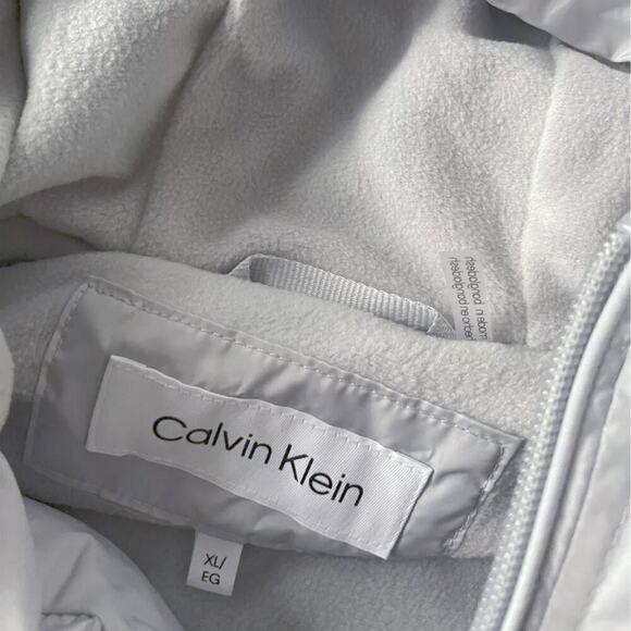 New! Calvin Klein Men's Fleece Lined Lightweight Windbreaker Hooded Jacket - Picture 8 of 9